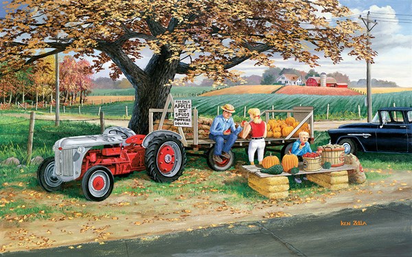 SunsOut (39613) - Ken Zylla: "Roadside Harvest" - 300 piezas