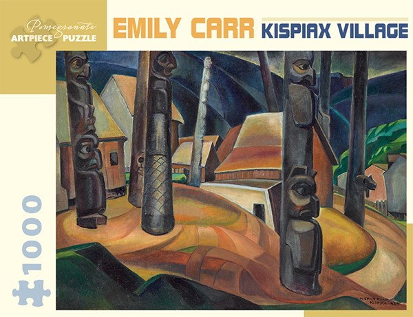 Pomegranate (AA925) - Emily Carr: "Kispiax Village" - 1000 piezas