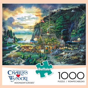 Buffalo Games (11438) - Charles Wysocki: "Moonlight & Roses" - 1000 piezas