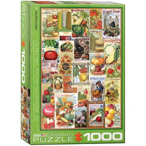 Eurographics (6000-0817) - "Vegetables Seed Catalogue Collection" - 1000 piezas