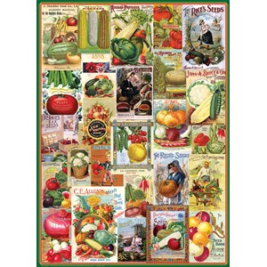 Eurographics (6000-0817) - "Vegetables Seed Catalogue Collection" - 1000 piezas