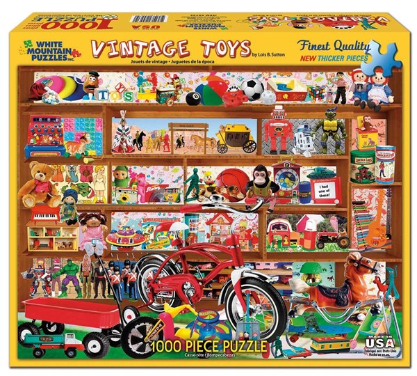 White Mountain (972PZ) - Lois B. Sutton: "Vintage Toys" - 1000 piezas