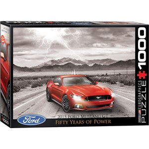 Eurographics (6000-0702) - "2015 Ford Mustang GT" - 1000 piezas