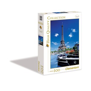 Clementoni (30302) - "Eiffel Tower Boat View" - 500 piezas