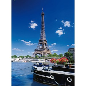 Clementoni (30302) - "Eiffel Tower Boat View" - 500 piezas