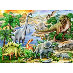 Ravensburger (09621) - "Prehistoric Life" - 60 piezas
