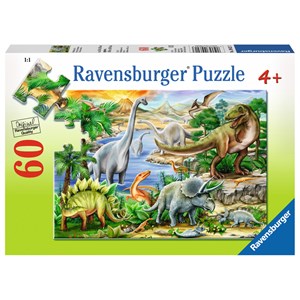 Ravensburger (09621) - "Prehistoric Life" - 60 piezas