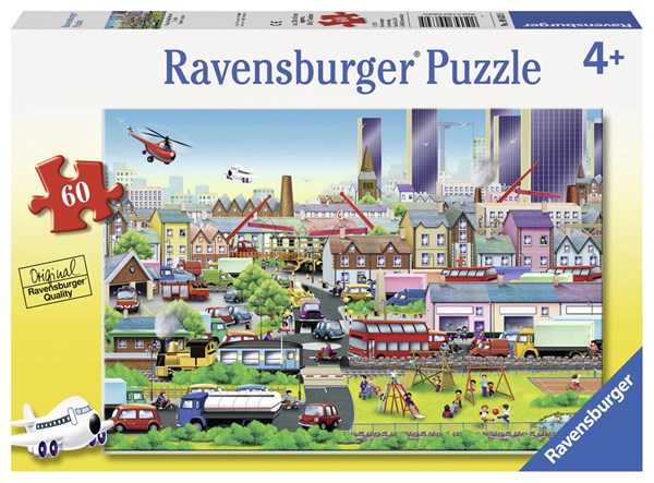 Ravensburger (09630) - "Busy Neighborhood" - 60 piezas