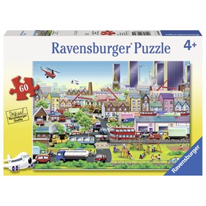 Ravensburger (09630) - "Busy Neighborhood" - 60 piezas