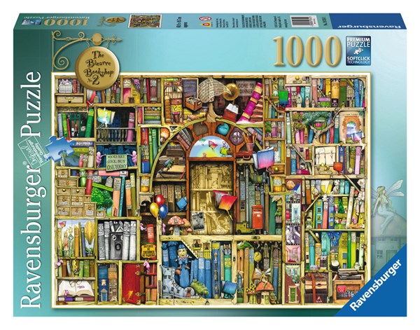 Ravensburger (19314) - Colin Thompson: "Bizarre Bookshop 2" - 1000 piezas
