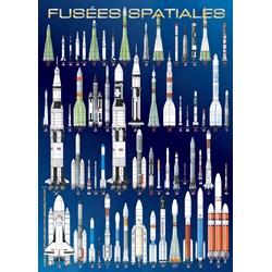 Eurographics (6000-1015) - "International Space Rockets" - 1000 piezas