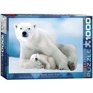 Eurographics (6000-1198) - "Polar Bear and Baby" - 1000 piezas