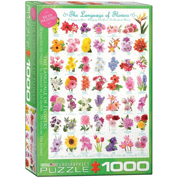 Eurographics (6000-0579) - "The Language of Flowers" - 1000 piezas