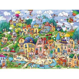 Heye (29744) - Rita Berman: "Happytown" - 1500 piezas