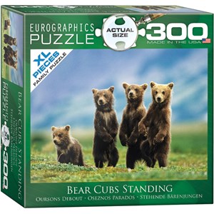 Eurographics (8300-0531) - "Bear Cubs Standing" - 300 piezas