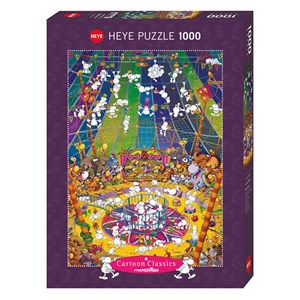 Heye (29755) - Guillermo Mordillo: "Crazy Circus" - 1000 piezas