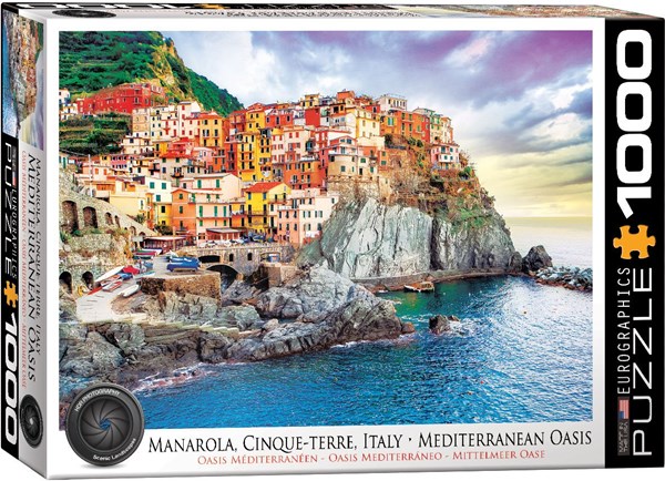 Eurographics (6000-0786) - "Cinque Terre, Manarola Italy, Mediterranean Oasis" - 1000 piezas