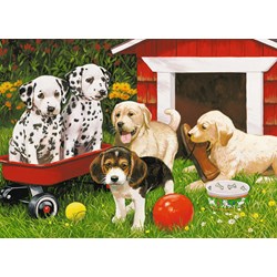 Ravensburger (09526) - "Puppy Party" - 60 piezas