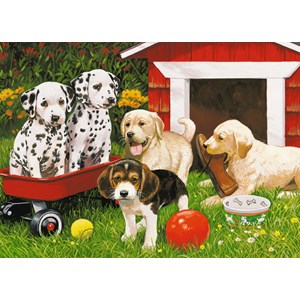 Ravensburger (09526) - "Puppy Party" - 60 piezas