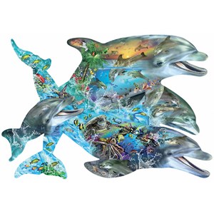 SunsOut (95264) - Lori Schory: "Song of the Dolphins" - 1000 piezas