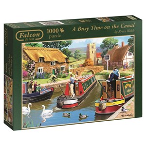Falcon (11107) - Kevin Walsh: "Busy Time on the Canal" - 1000 piezas