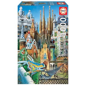Educa (11874) - "Collage Gaudi" - 1000 piezas