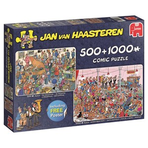 Jumbo (19058) - Jan van Haasteren: "Let's Party!" - 500 1000 piezas
