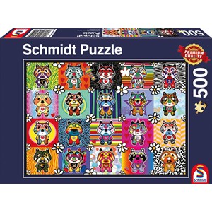 Schmidt Spiele (58215) - "Tantan & Momo" - 500 piezas
