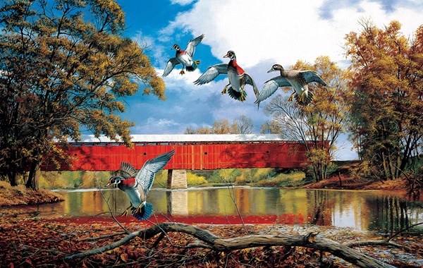 SunsOut (17829) - David A. Maass: "Eldin Bridge" - 550 piezas