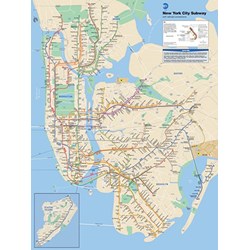 New York Puzzle Co (SW101) - "NYC Subway" - 500 piezas