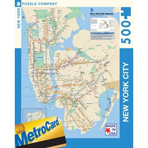New York Puzzle Co (SW101) - "NYC Subway" - 500 piezas
