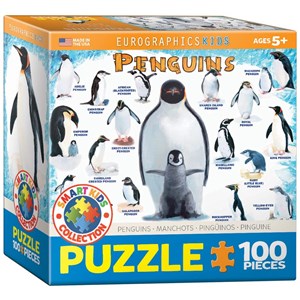 Eurographics (8100-0044) - "Penguins" - 100 piezas