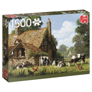 Jumbo (18579) - "Cows at a Farm" - 1500 piezas