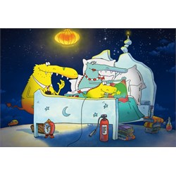 Schmidt Spiele (56228) - "Molly Monster gets a sibling" - 60 piezas