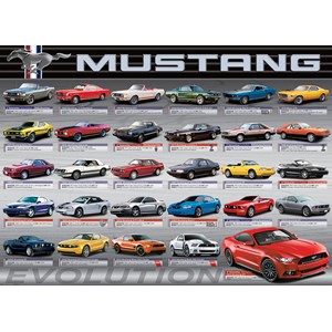 Eurographics (6000-0684) - "Ford Mustang Evolution 50th Anniversary" - 1000 piezas