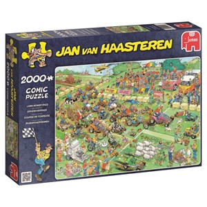 Jumbo (19022) - Jan van Haasteren: "Lawn Mower Race" - 2000 piezas