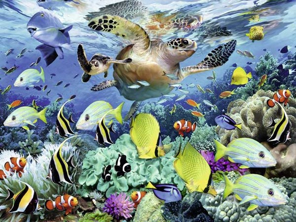 Ravensburger (10009) - Howard Robinson: "Underwater Paradise" - 150 piezas
