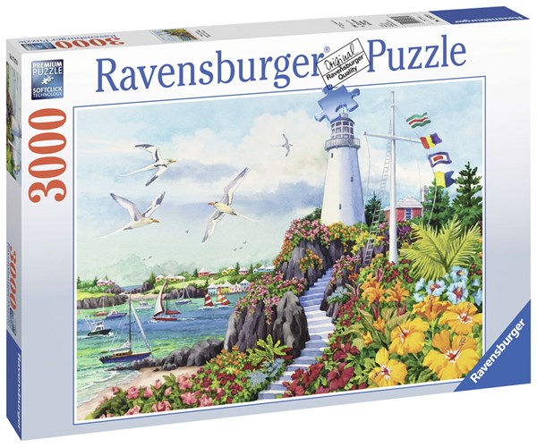 Ravensburger (17073) - Nancy Wernersbach: "Coastal Paradise" - 3000 piezas