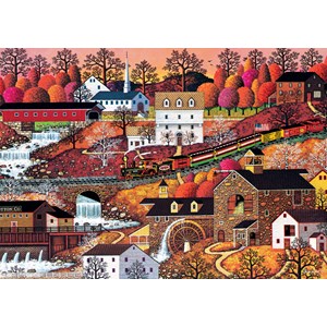 Buffalo Games (3714) - Charles Wysocki: "Waterfall Valley" - 500 piezas