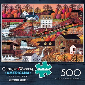 Buffalo Games (3714) - Charles Wysocki: "Waterfall Valley" - 500 piezas