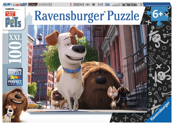 Ravensburger (10874) - "Secret Life of Pets" - 100 piezas