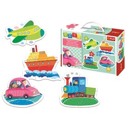 Trefl (360578) - "Vehicles" - 2 3 4 5 piezas