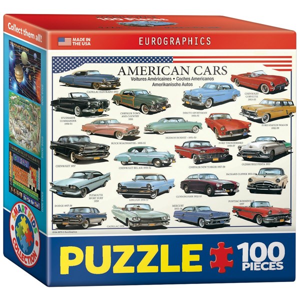 Eurographics (8104-3870) - "American Cars of the 50s" - 100 piezas