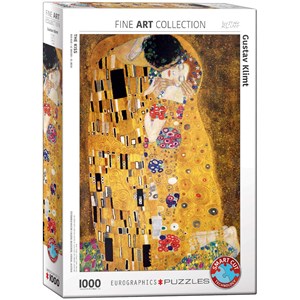 Eurographics (6000-4365) - Gustav Klimt: "The Kiss" - 1000 piezas