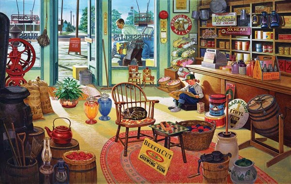 SunsOut (37475) - Hiroaki Shioya: "Russel's General Store" - 550 piezas