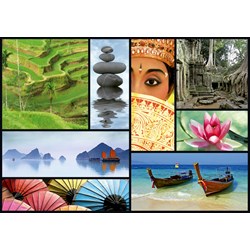 Educa (16294) - "Colors of Asia" - 1000 piezas