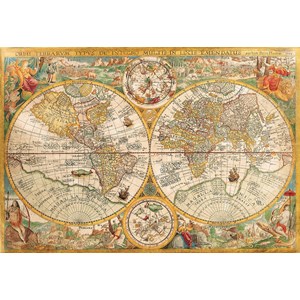 Clementoni (32557) - "Ancient Map, Petrus Plancius 1594" - 2000 piezas