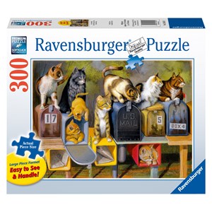 Ravensburger (13562) - Bryan Moon: "Cat's Got Mail" - 300 piezas