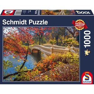 Schmidt Spiele (58305) - "Walk in Central Park New York City" - 1000 piezas