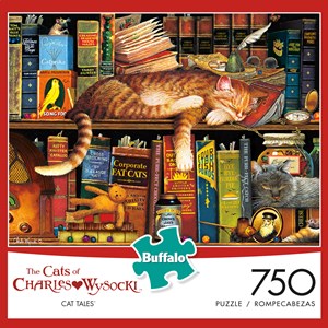 Buffalo Games (17079) - Charles Wysocki: "Cat Tales" - 750 piezas